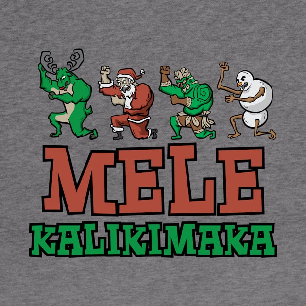 Mele Kalikimaka Haka Dance Maori Christmas Hawaii Xmas Gift by TellingTales